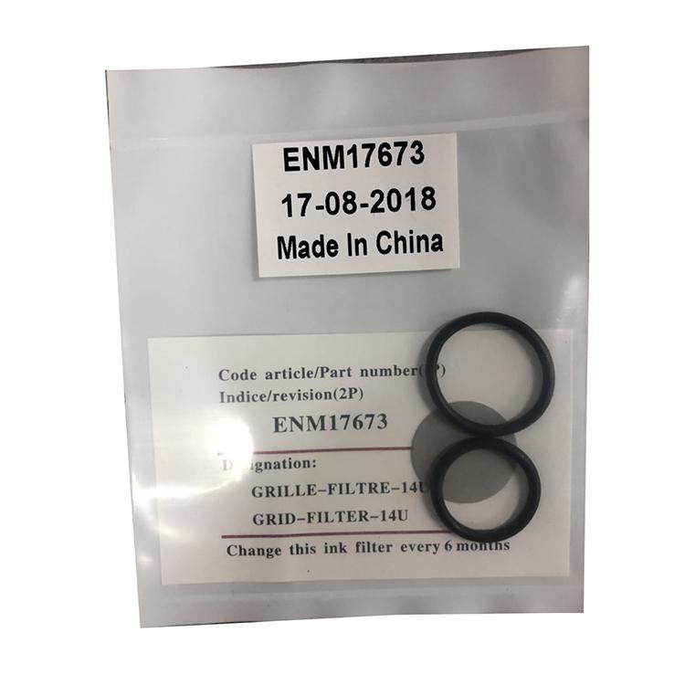 Best price alternative EE17673 S7 Grid filter 14um inkjet printer spare parts for markem-imaje cij printer