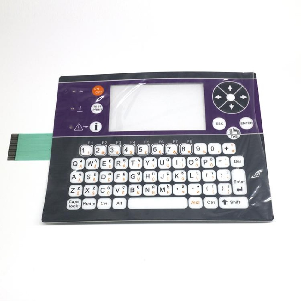 Best price alternative EE28240-P keyboard membrance(purple) inkjet printer spare parts for markem-imaje cij printer