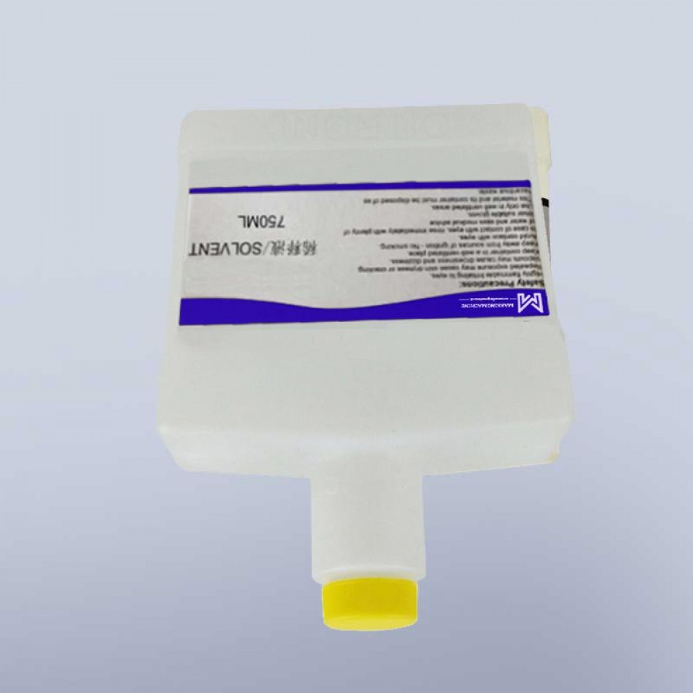 high performance 750ml white ink dilution solvents for citronix marking printer