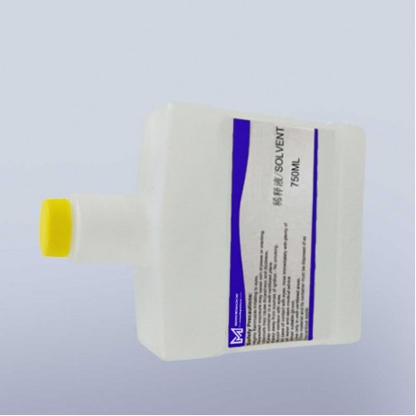 high performance 750ml white ink dilution solvents for citronix marking printer