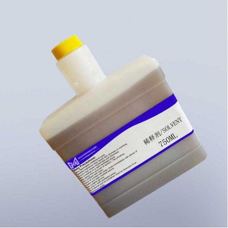 high quality 750ml makeup ink solvent 302-1006-003 for citronix printing machine