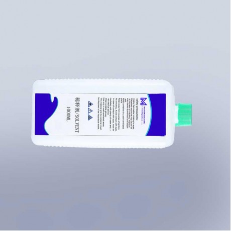 environment friendly commercial 1000ml solvent QT-1 for Rottweil cij continuous inkjet printer