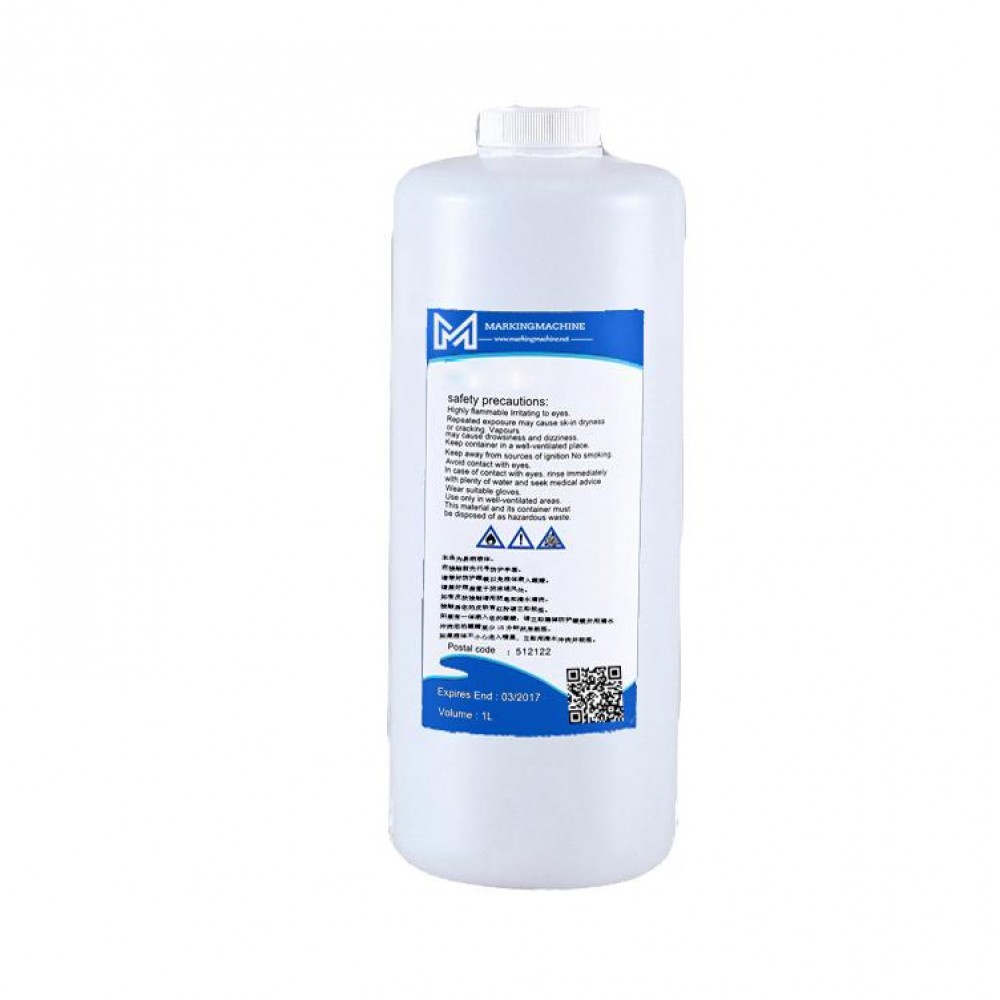 1L bottle for willett solvent 4525 inkjet printer