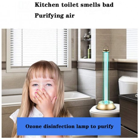 60W Ultraviolet Disinfection Lamp Portable Household Intelligent Disinfection Lamp Clinic Hotel Germicidal Lamp Ozone Germicidal UV Sterilization