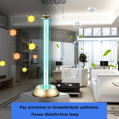 60W Ultraviolet Disinfection Lamp Portable Household Intelligent Disinfection Lamp Clinic Hotel Germicidal Lamp Ozone Germicidal UV Sterilization