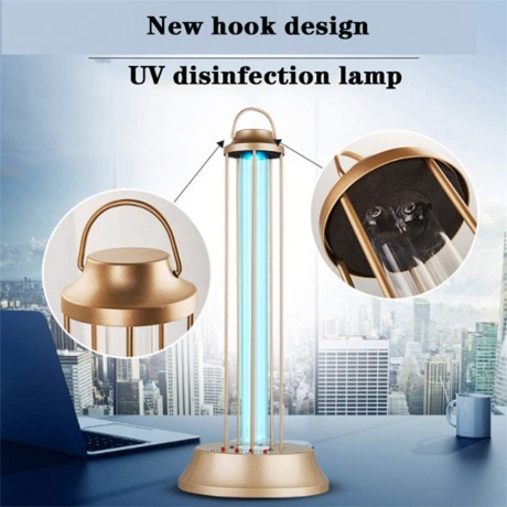 60W Ultraviolet Disinfection Lamp Portable Household Intelligent Disinfection Lamp Clinic Hotel Germicidal Lamp Ozone Germicidal UV Sterilization