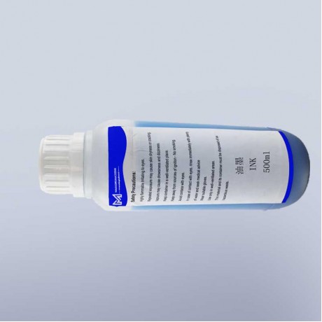 500ml  0.5L CIJ small character inkjet printer blue ink  for KGK continuous inkjet marking printer