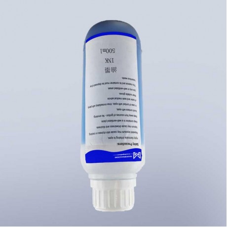 500ml  0.5L CIJ small character inkjet printer blue ink  for KGK continuous inkjet marking printer