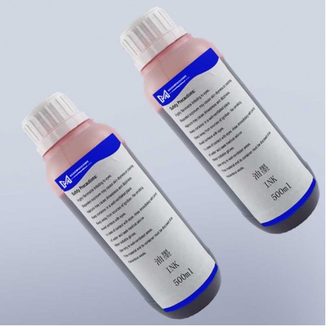 500ml  0.5L CIJ small character inkjet printer red ink for KGK continuous inkjet marking printer