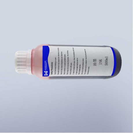 500ml  0.5L CIJ small character inkjet printer red ink for KGK continuous inkjet marking printer