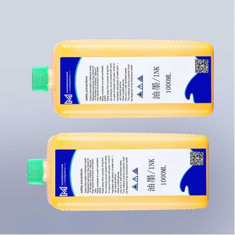 High quality yellow ink M-52403 for Rottweil continous ink jet printer