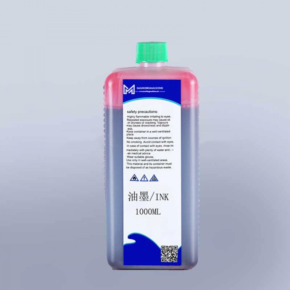 industrial solvent based universal red inkjet ink for rottweil jet code printer