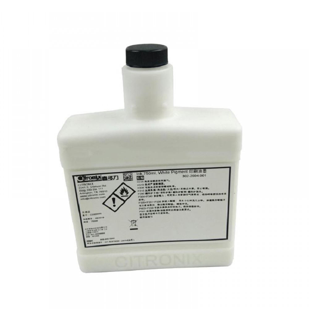 White  pigment  ink 302-2004-001 for Citronix