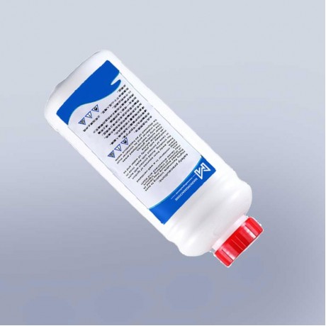 Cheap replaceable 1000ml big character dod white ink on steel industry for dod inkjet printer