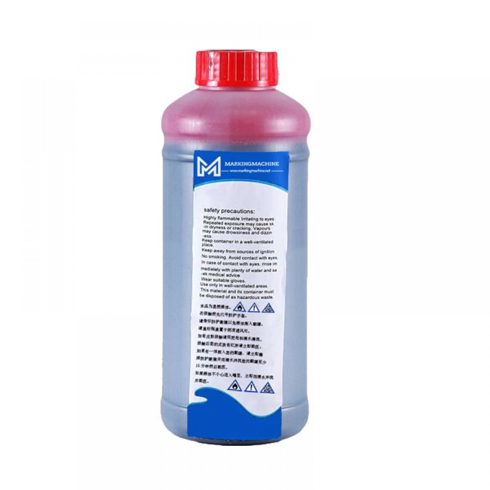 DOD Inkjet Printer red Ink Water Base For Large Character printer