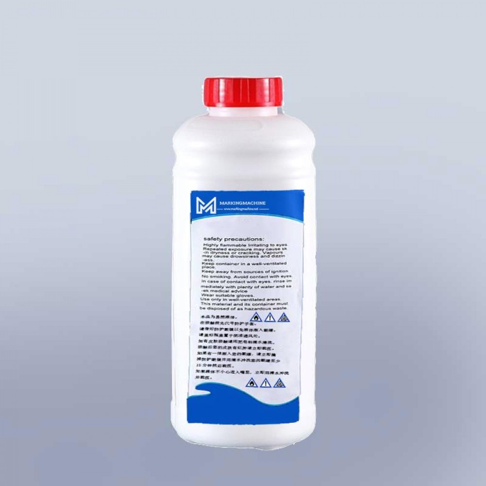 Large Character White Pigmented 1000ml Ink for dod Inkjet Machine Printing on Power Cable