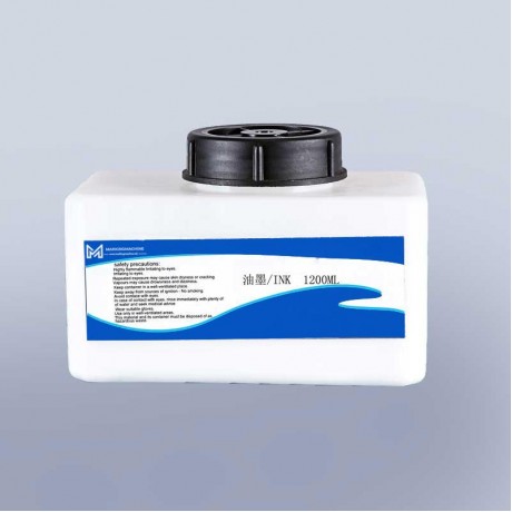 Universal white fast drying ink waterproof anti-migration compatible IR-253WTfor  domino ink  for domino cij inkjet printer