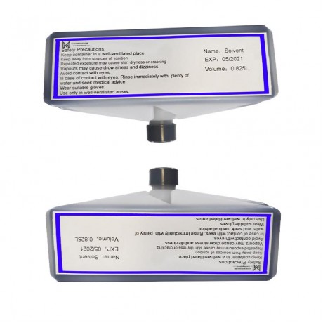 Inkjet printing ink solvent MC-233CL 825ml make up for Domino