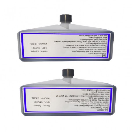 Inkjet printing ink solvent MC-233CL 825ml make up for Domino