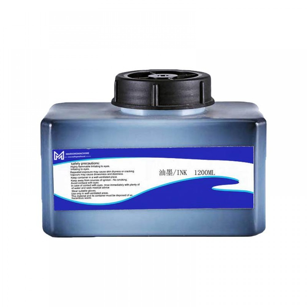 A series ink IR-225BK Black quick dry  consumables Alcohol resistant ink inkjet printer ink For domino