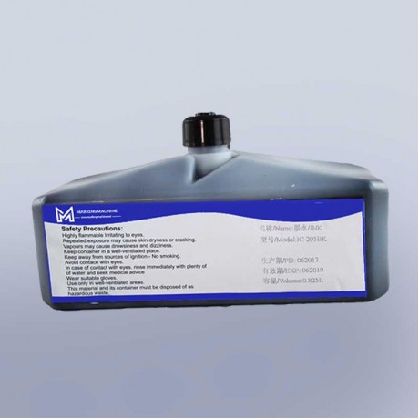 Black fast drying ink high adhesion anti-migration ink IC-280BK ink for domino Inkjet Coding Printer