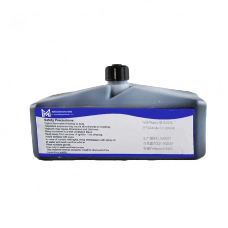 Black quick dry ink IC-295BK ink for domino Inkjet Coding Printer