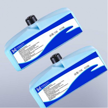 Blue fast drying ink high adhesion anti-migration ink IC-280BK ink for domino Inkjet Coding Printer