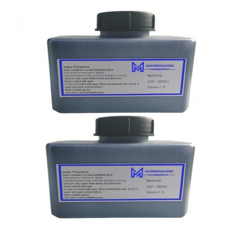 Fast dry ink IR-224BK anti migration ink use on plastic packaging for Domino