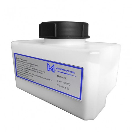 Fast dry ink IR-254WT heavy metal free printing white ink for Domino