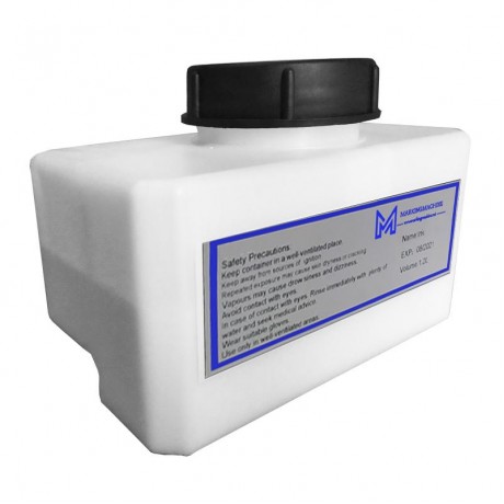 Fast dry ink IR-254WT heavy metal free printing white ink for Domino