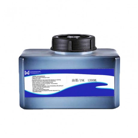 Fast dry printing black ink IR-899BK on PE PP etc for domino inkjet printer