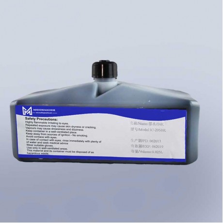 IC-292BK good adhesion Ink for Domino inkjet printer machine 825ml