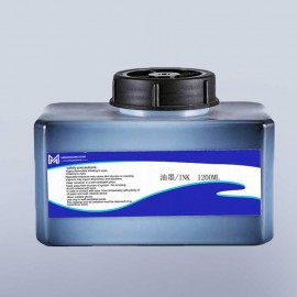 Industrial Black 1200ml IR 203BK Solvent based Ink for Domino Inkjet Printer