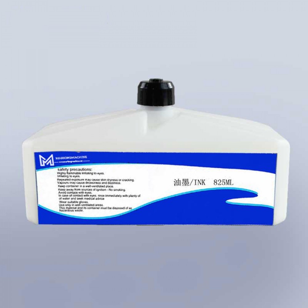 Inkjet printer manufacturer printing ink 825ml for  Domino