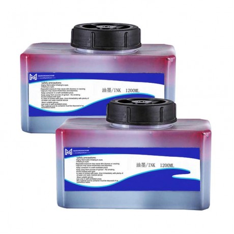 Red quick-drying ink halogen-free no heavy metal IR-064RG for domino Inkjet Printer