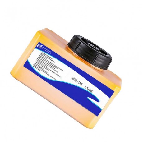 Universal fast dry printing ink IR-299YL on metal for domino printer