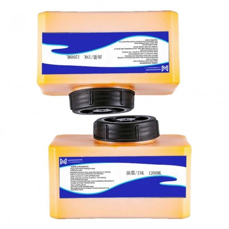 Universal fast dry printing ink IR-299YL on metal for domino printer