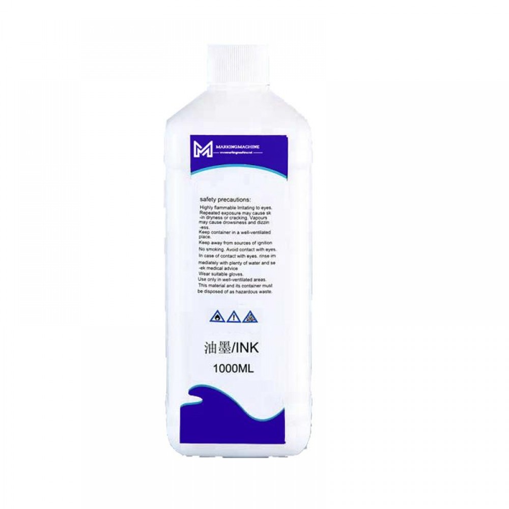 1000ml white ink solvent FT213 for imaje continuous inkjet printer