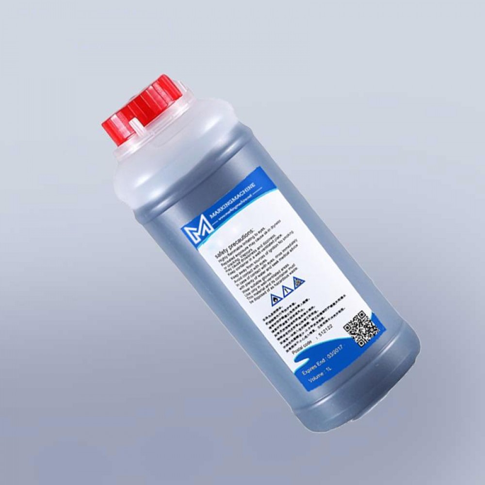 1000ml  1L CIJ small character inkjet printer solvent 201- 001-422  for WILLETT willett  continuous inkjet marking printer