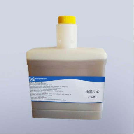 750ml  0.75L CIJ small character inkjet printer solvent 302-1004-002  for Citronix  continuous inkjet marking printer