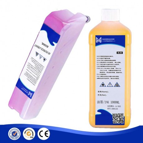 inkjet printer 0.8L black eco solvent ink for digital printing