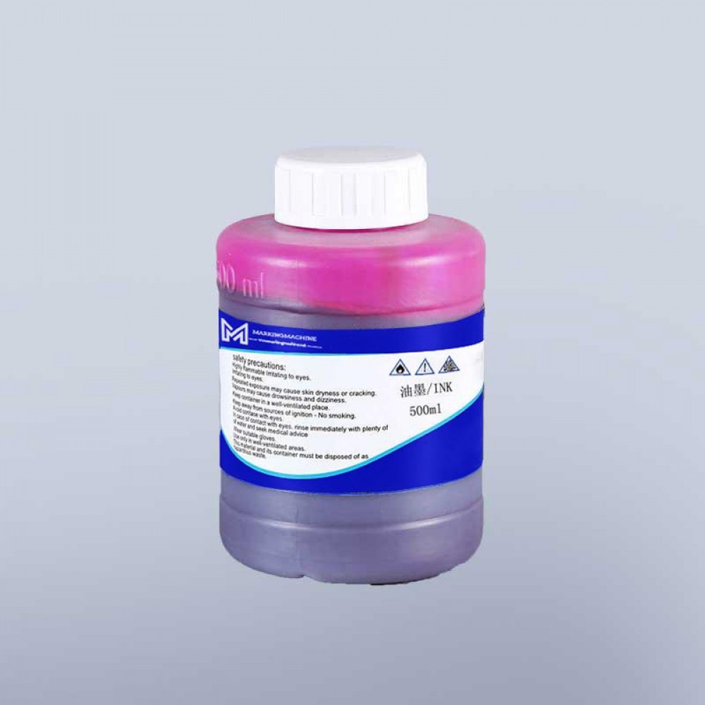 500ml high compatible msds solvent based red ink printing for food industry