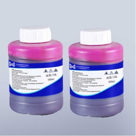 500ml high compatible msds solvent based red ink printing for food industry