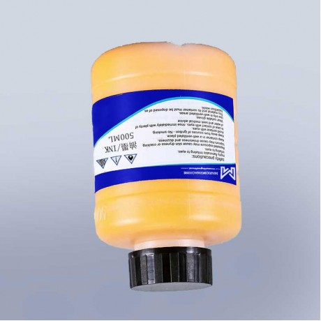 500ml yellow pigment ink 1039 for Linx cij continuous inkjet coding printer