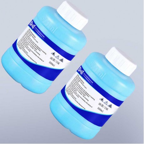 professional solvent based blue dye Ink 500ml for Linx CIJ inkjet printer