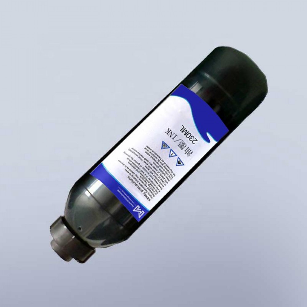 230ml  0.23L big character inkjet printerblack ink 20943 for Videojet DOD marsh ink