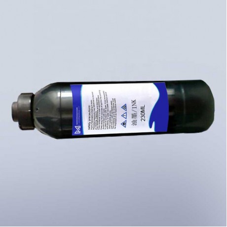 230ml  0.23L big character inkjet printerblack ink 20943 for Videojet DOD marsh ink