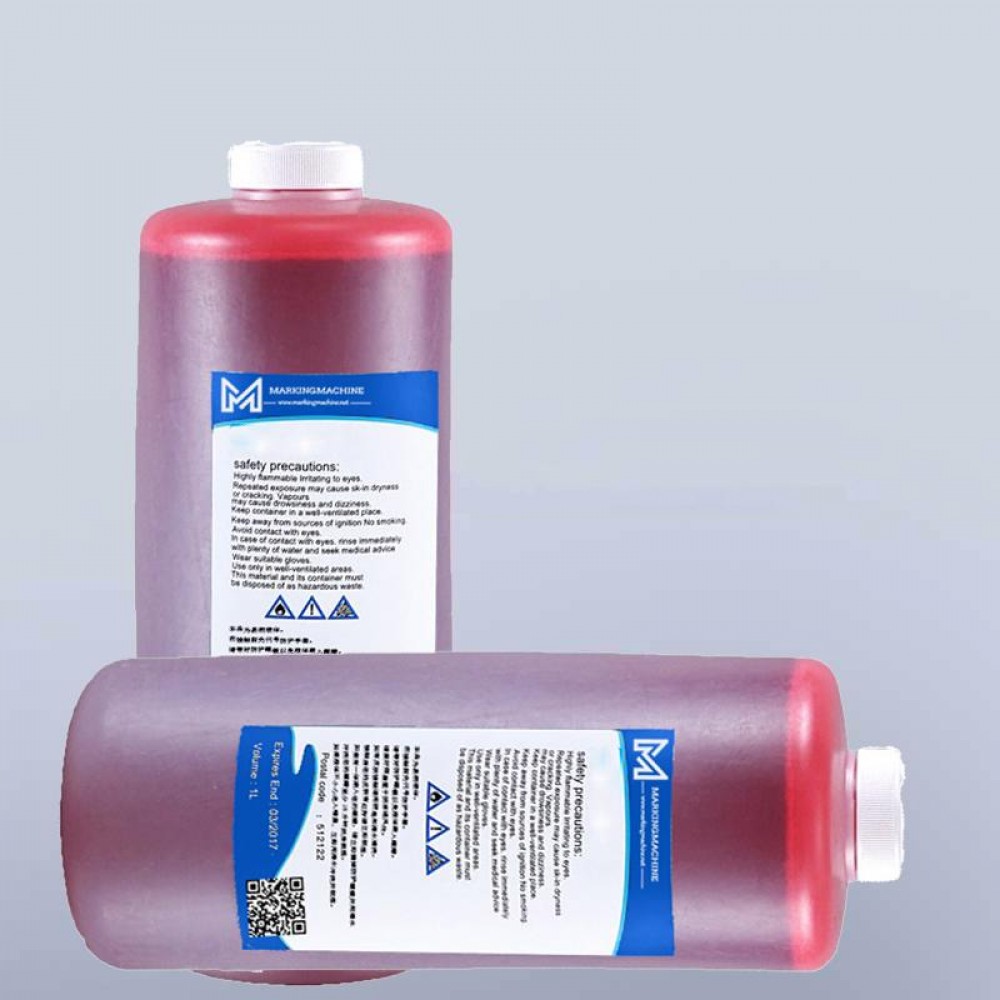 Compatible red ink 16-2960Q for videojet inkjet printer